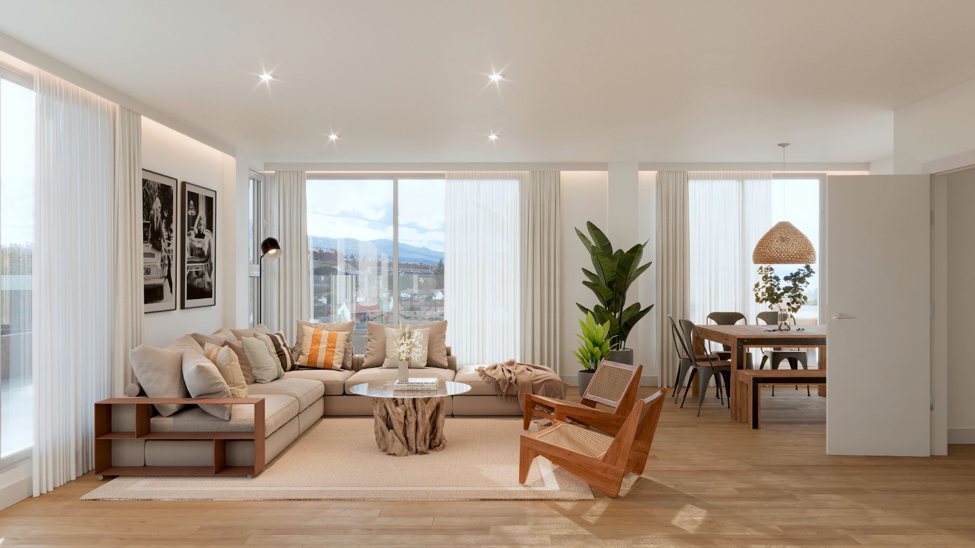 Living room of Duplex for sale in Colmenar Viejo  with Air Conditioner, Terrace and Oven