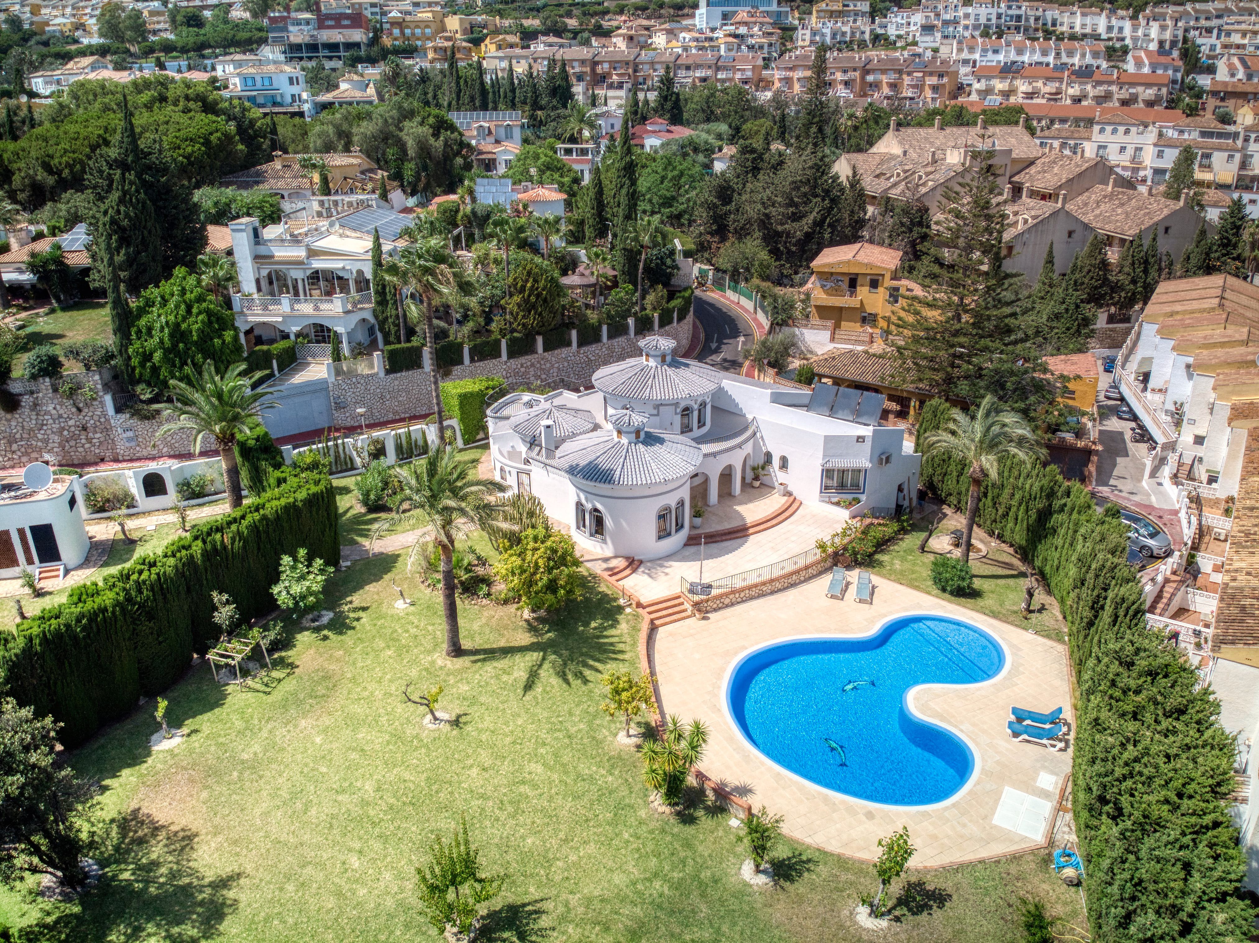 Jardín de Casa o chalet en venta en Benalmádena con Aire acondicionado, Jardín privado y Parquet