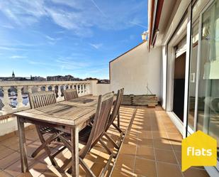 Terrace of Attic for sale in Santa Coloma de Gramenet  with Air Conditioner, Heating and Parquet flooring