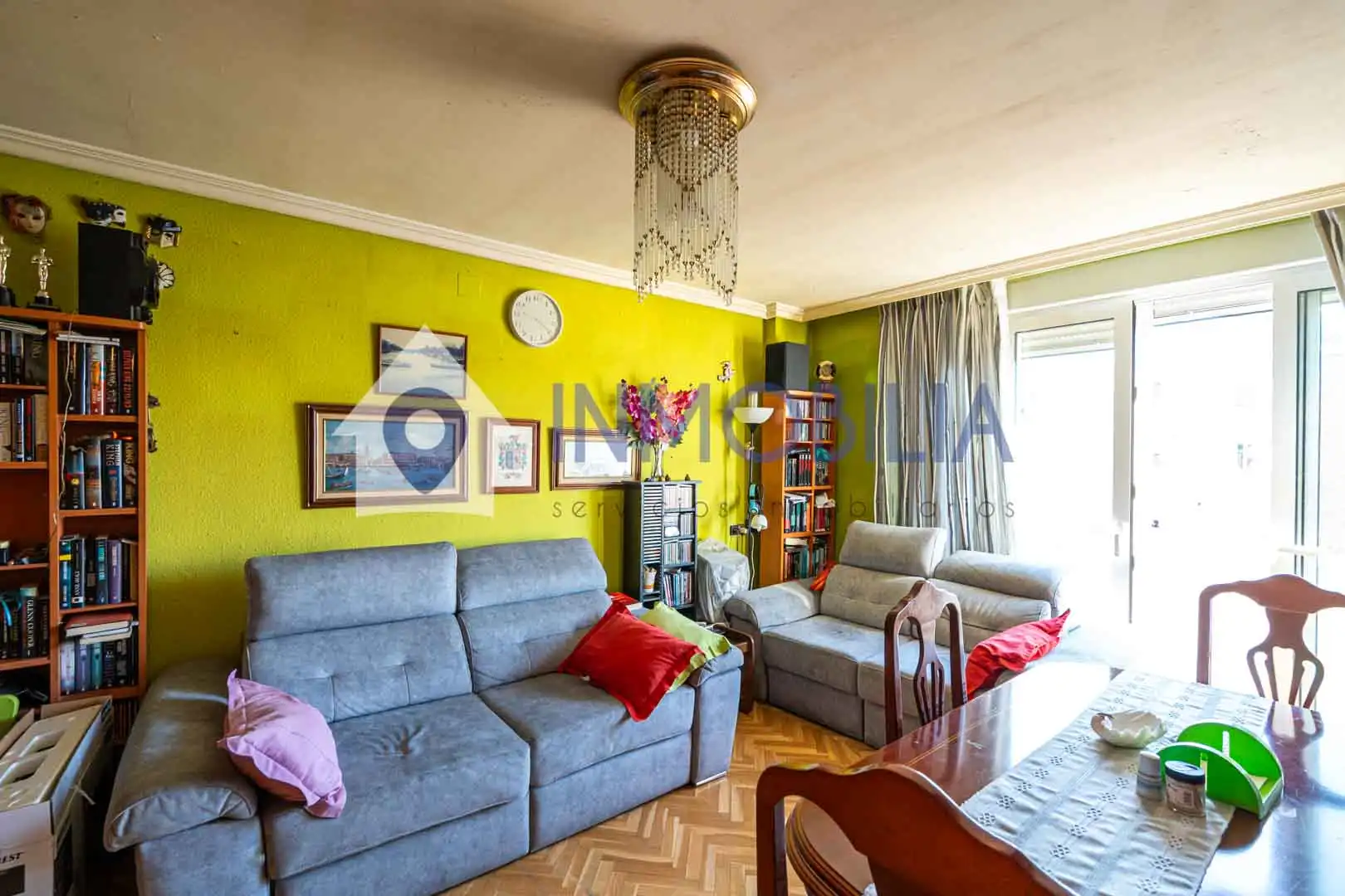 Sala d'estar de Pis en venda en Madrid amb Aire condicionat, Calefacció i Terrassa