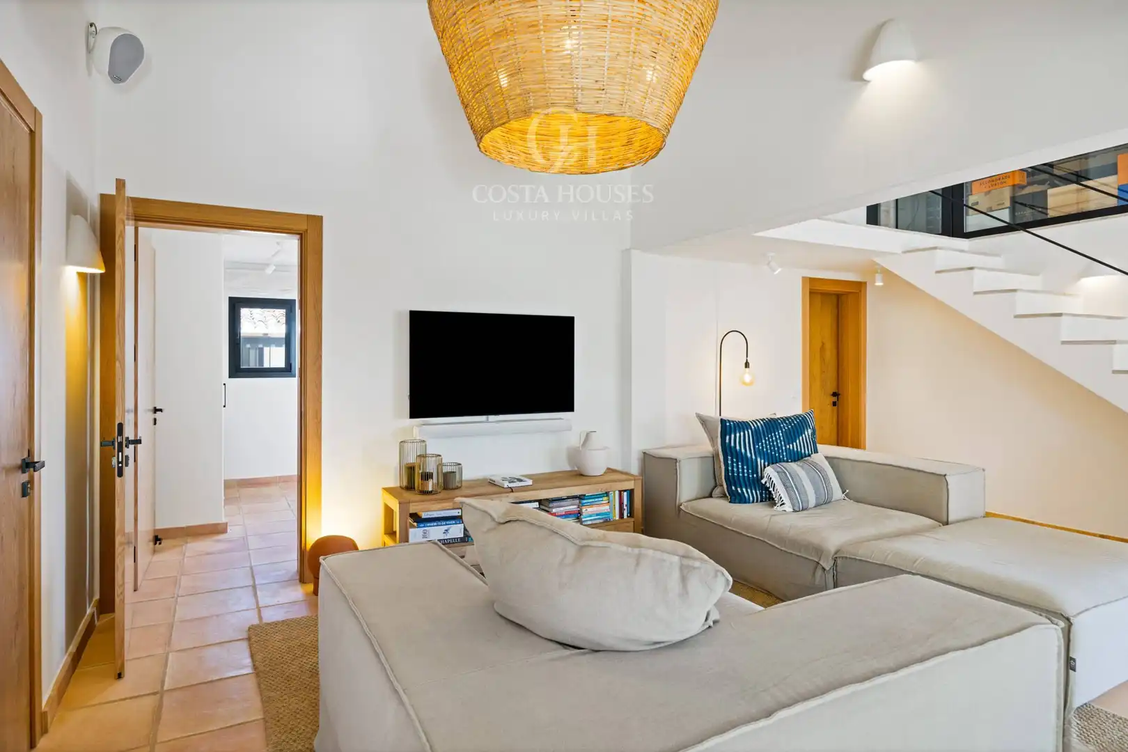 Living room of Houses for sale in Jávea / Xàbia  with Air Conditioner, Heating and Private garden