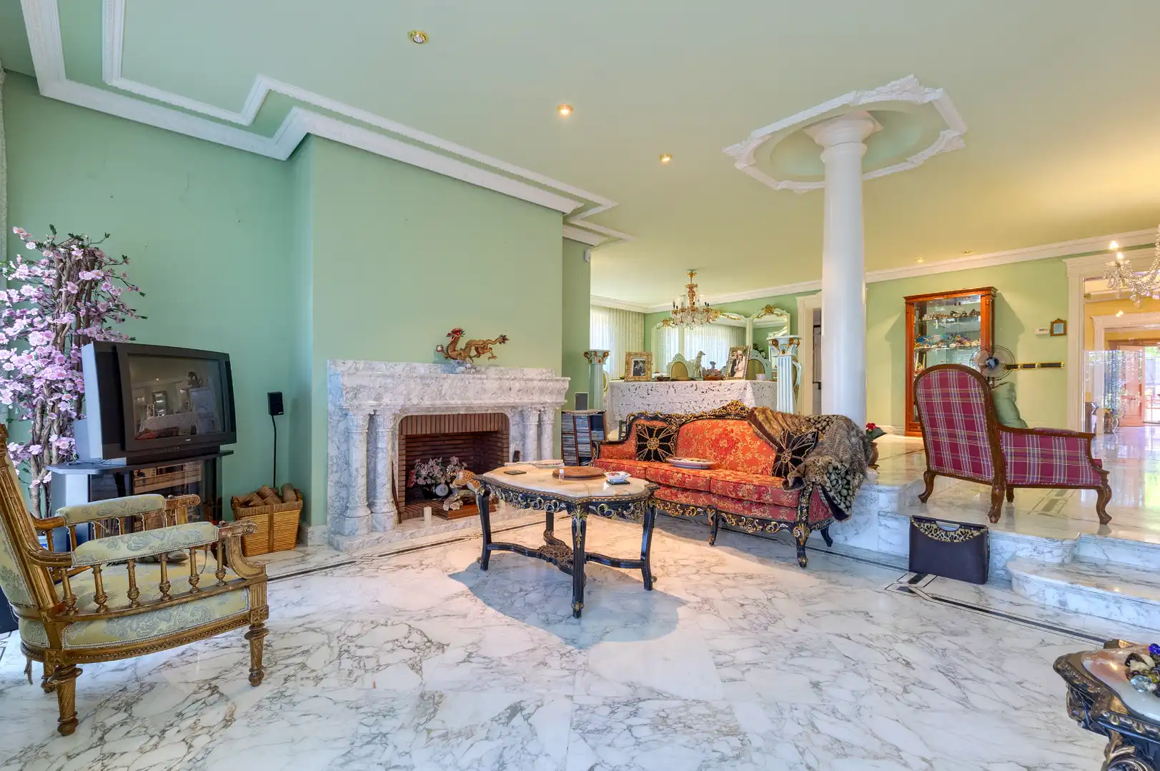 Sala de estar de Casa o chalet en venta en Villalbilla con Aire acondicionado, Calefacción y Jardín privado
