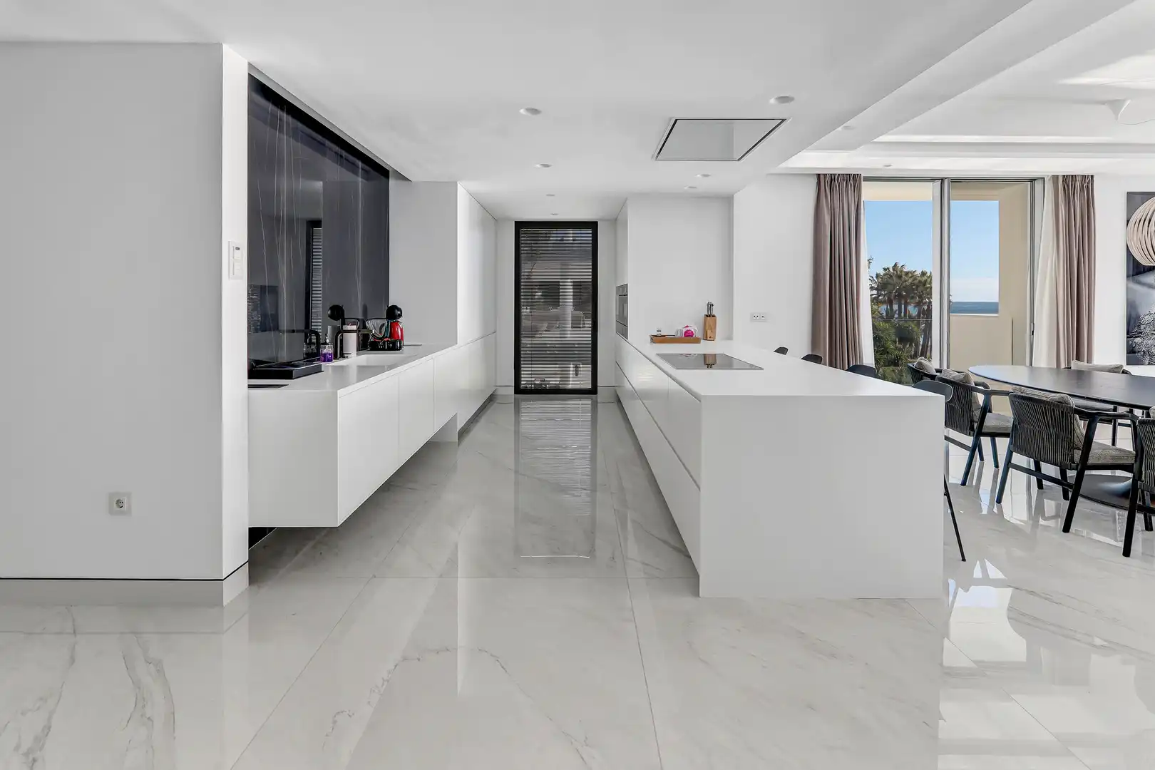 Cocina de Apartamento en venta en Estepona con Aire acondicionado, Calefacción y Parquet