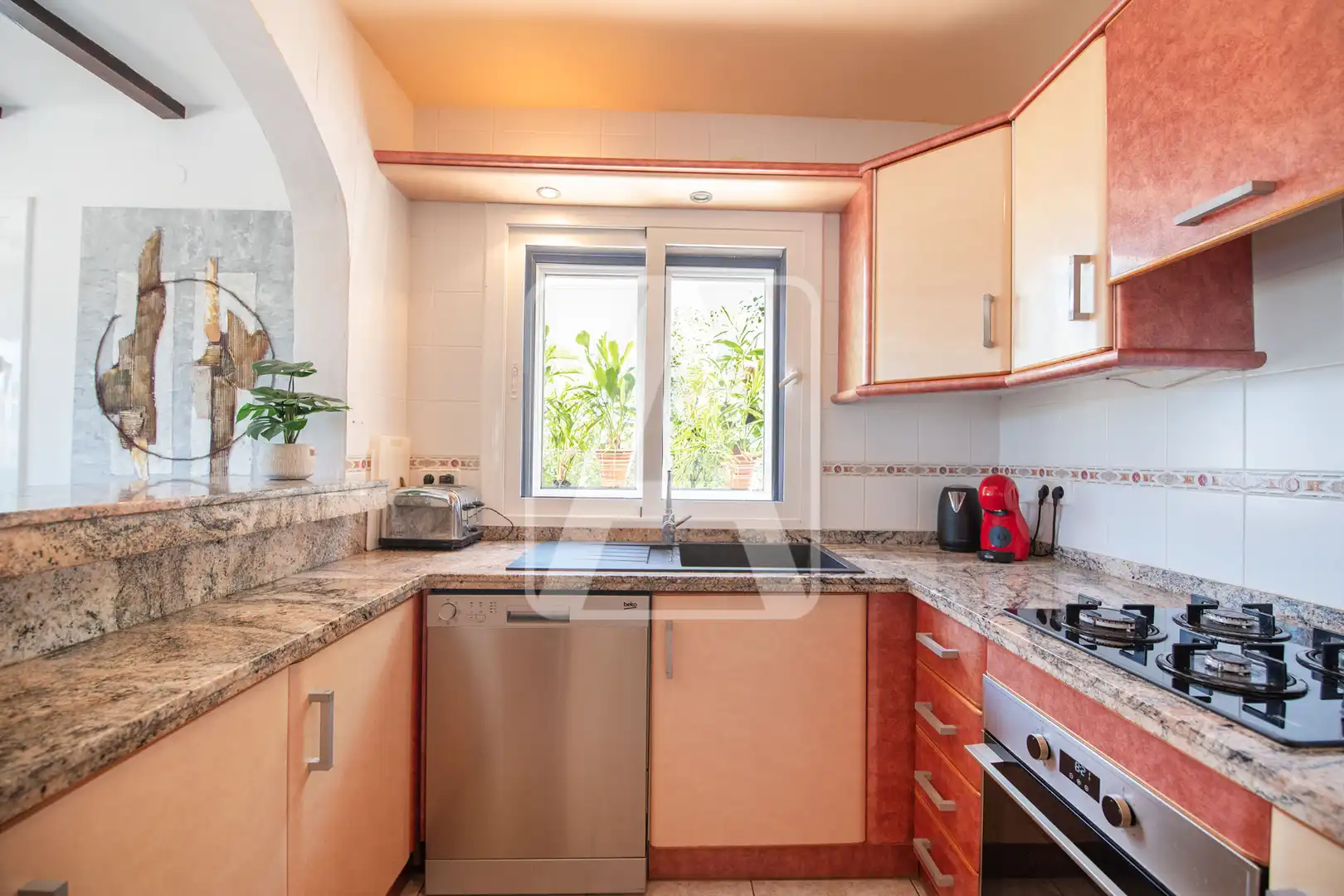 Cuina de Casa o xalet en venda en Benissa amb Aire condicionat, Jardí privat i Terrassa