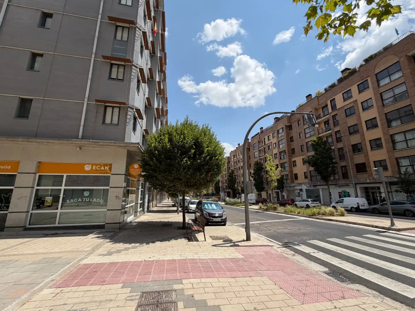 Vista exterior de Piso de alquiler en Valladolid con Calefacción, Parquet y Terraza