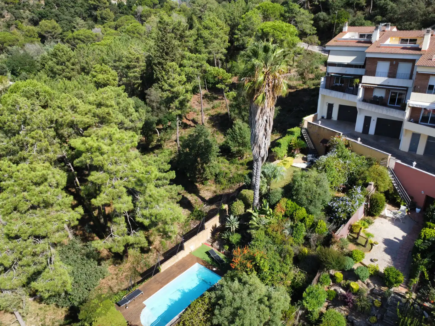 Jardí de Casa adosada en venda en Blanes amb Aire condicionat, Calefacció i Jardí privat