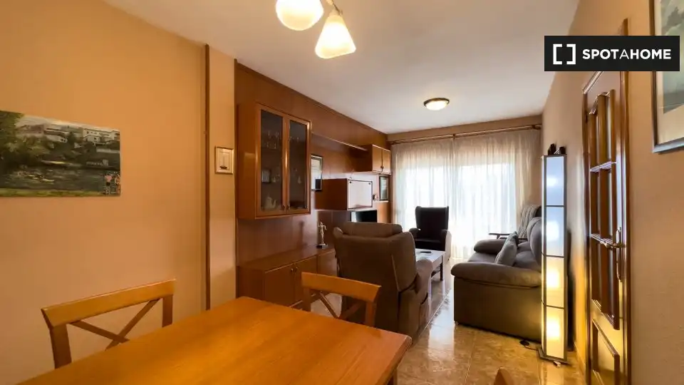 Living room of Apartments for share in Barcelona  with Air Conditioner, Terrace and Furnished