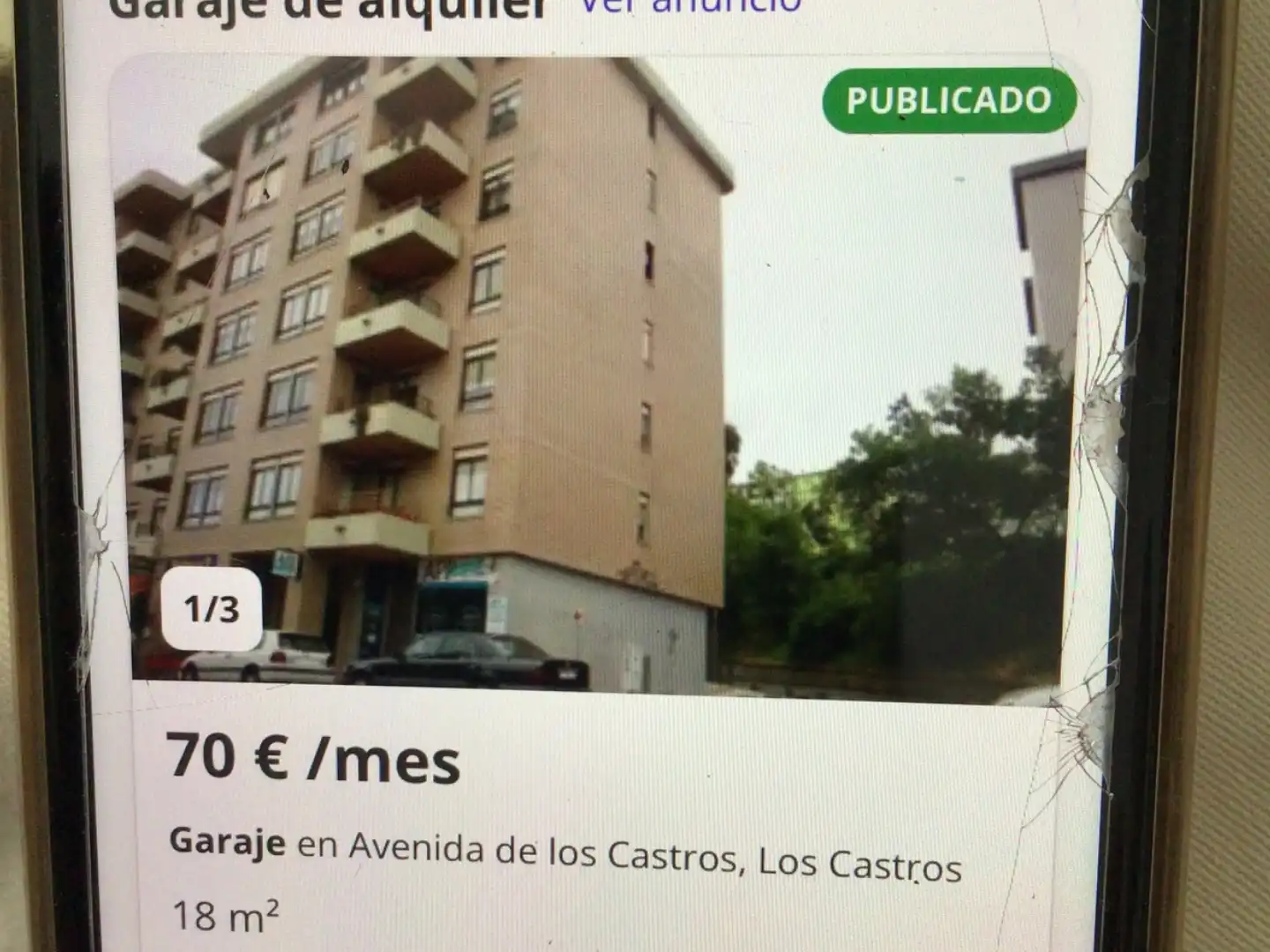 Parking à louer à Avda de los Castros 53