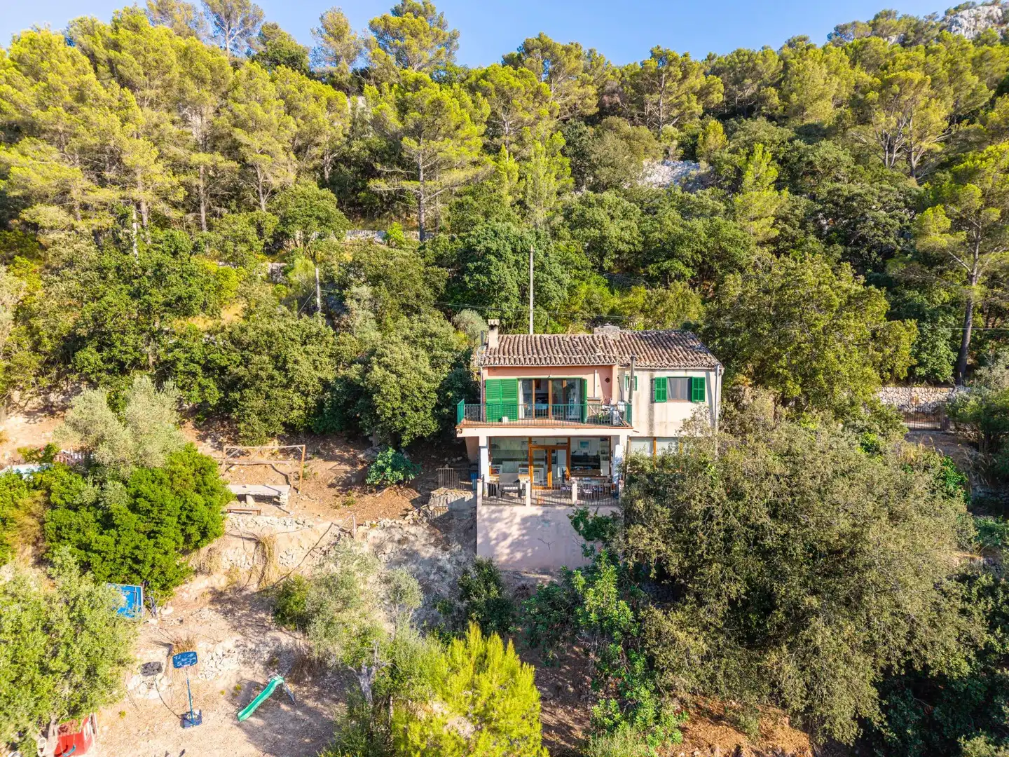 Vista exterior de Finca rústica en venta en Puigpunyent con Aire acondicionado, Calefacción y Jardín privado