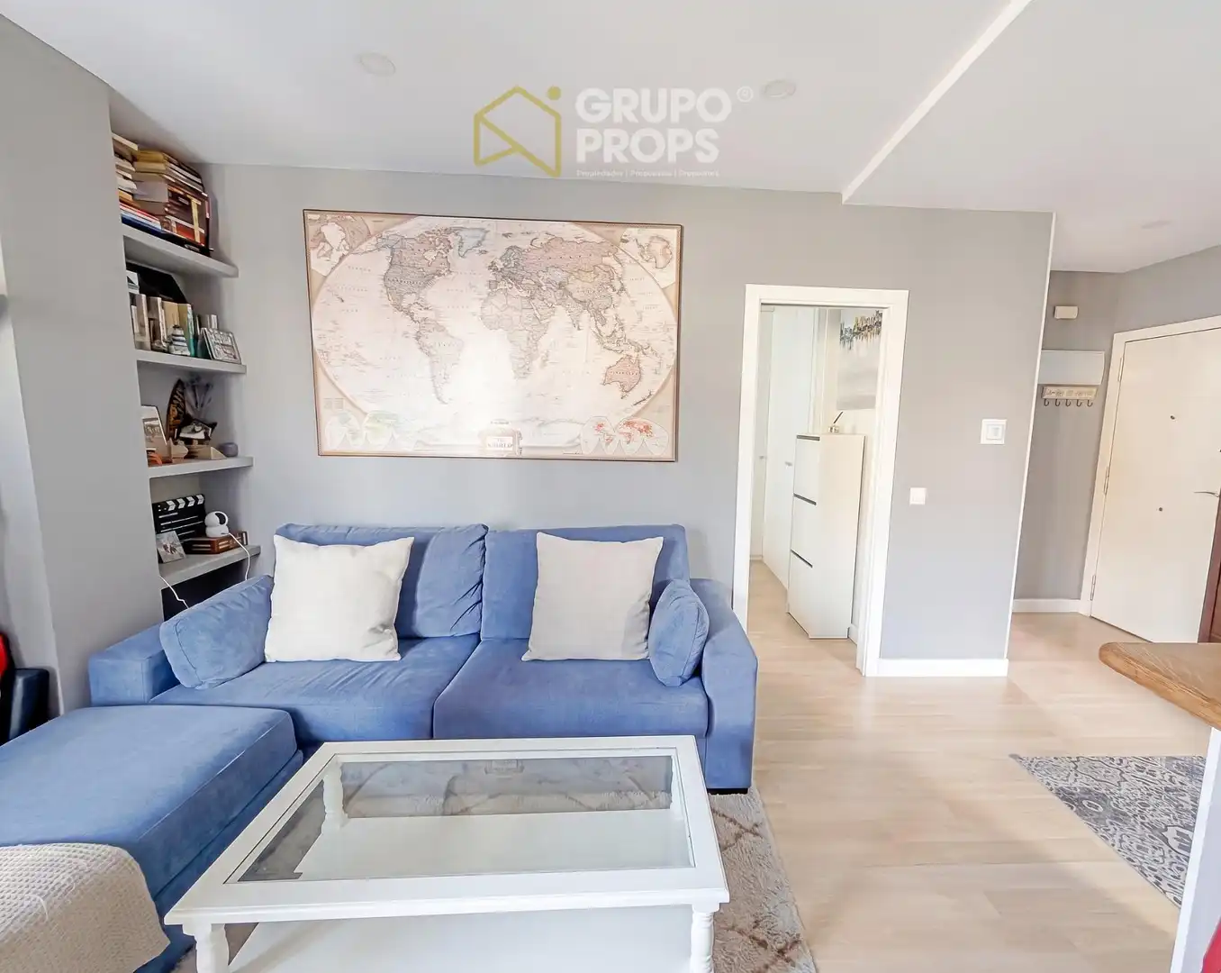 Sala d'estar de Apartament en venda en Madrid amb Aire condicionat, Calefacció i Terrassa