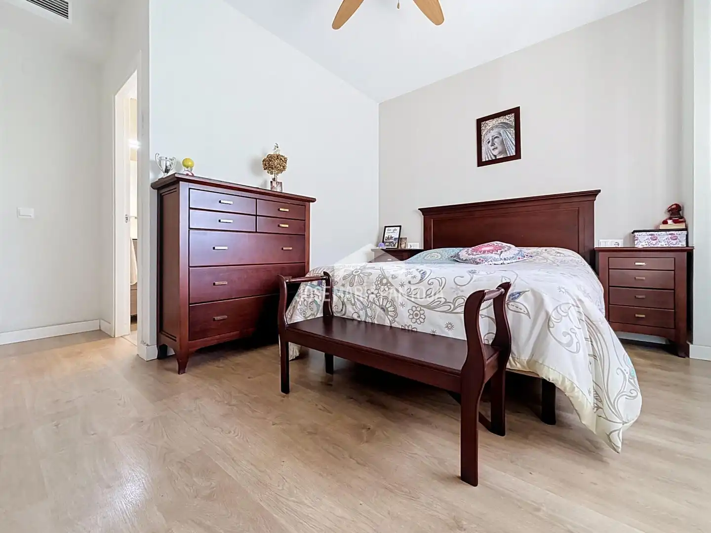 Bedroom of Flat for sale in Jerez de la Frontera  with Air Conditioner, Private garden and Parquet flooring