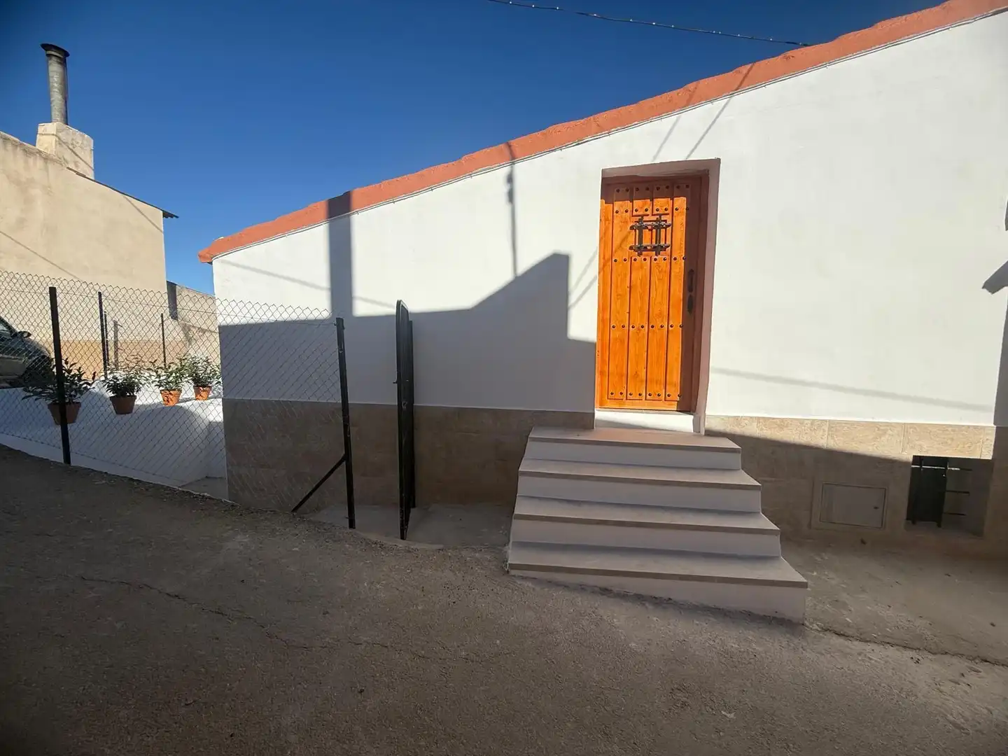 Vista exterior de Casa o xalet en venda en Cehegín amb Aire condicionat, Jardí privat i Terrassa
