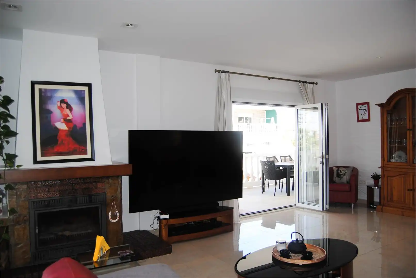 Sala de estar de Casa o chalet en venta en Vélez-Málaga con Aire acondicionado, Jardín privado y Terraza