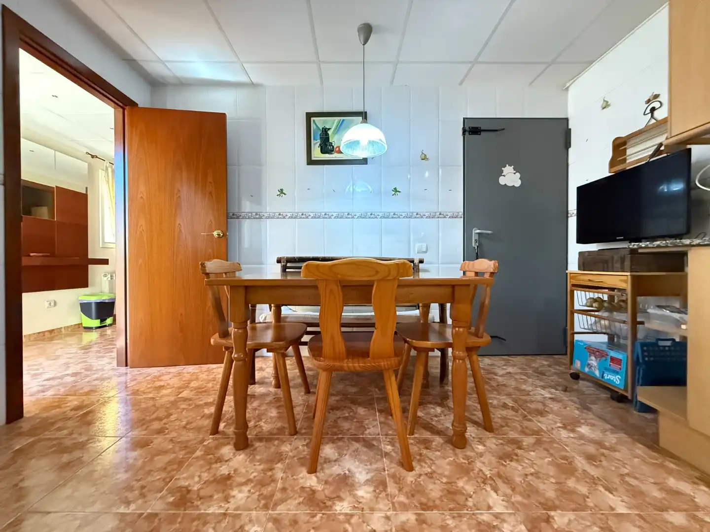 Dining room of Detached homes for sale in Perafort  with Air Conditioner, Heating and Private garden