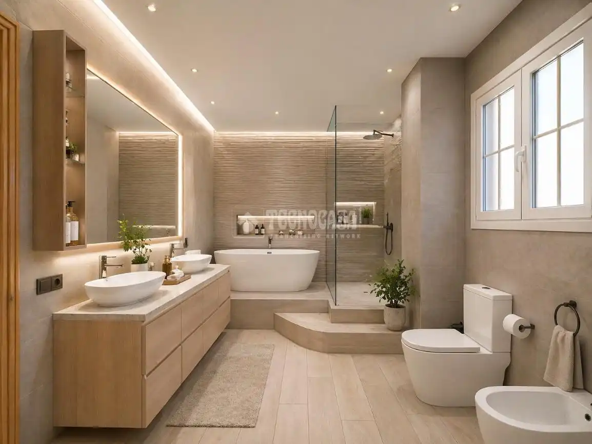Baño de Casa o chalet en venta en Canyelles con Terraza y Piscina