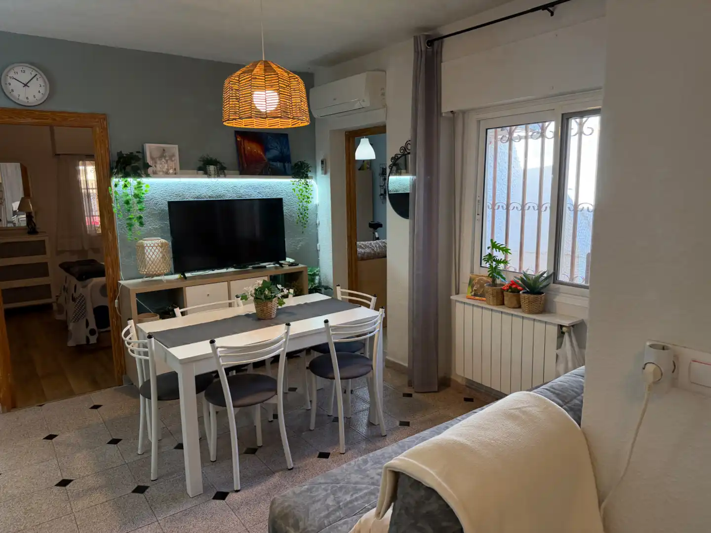 Living room of Houses for sale in Archena  with Air Conditioner, Parquet flooring and Furnished