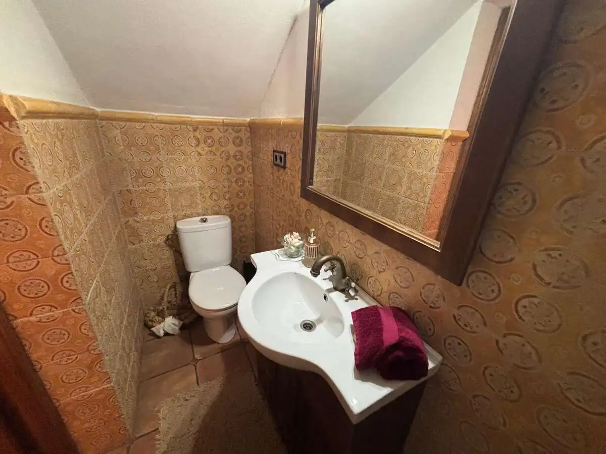 Bany de Casa o xalet en venda en Roquetas de Mar amb Jardí privat, Terrassa i Piscina