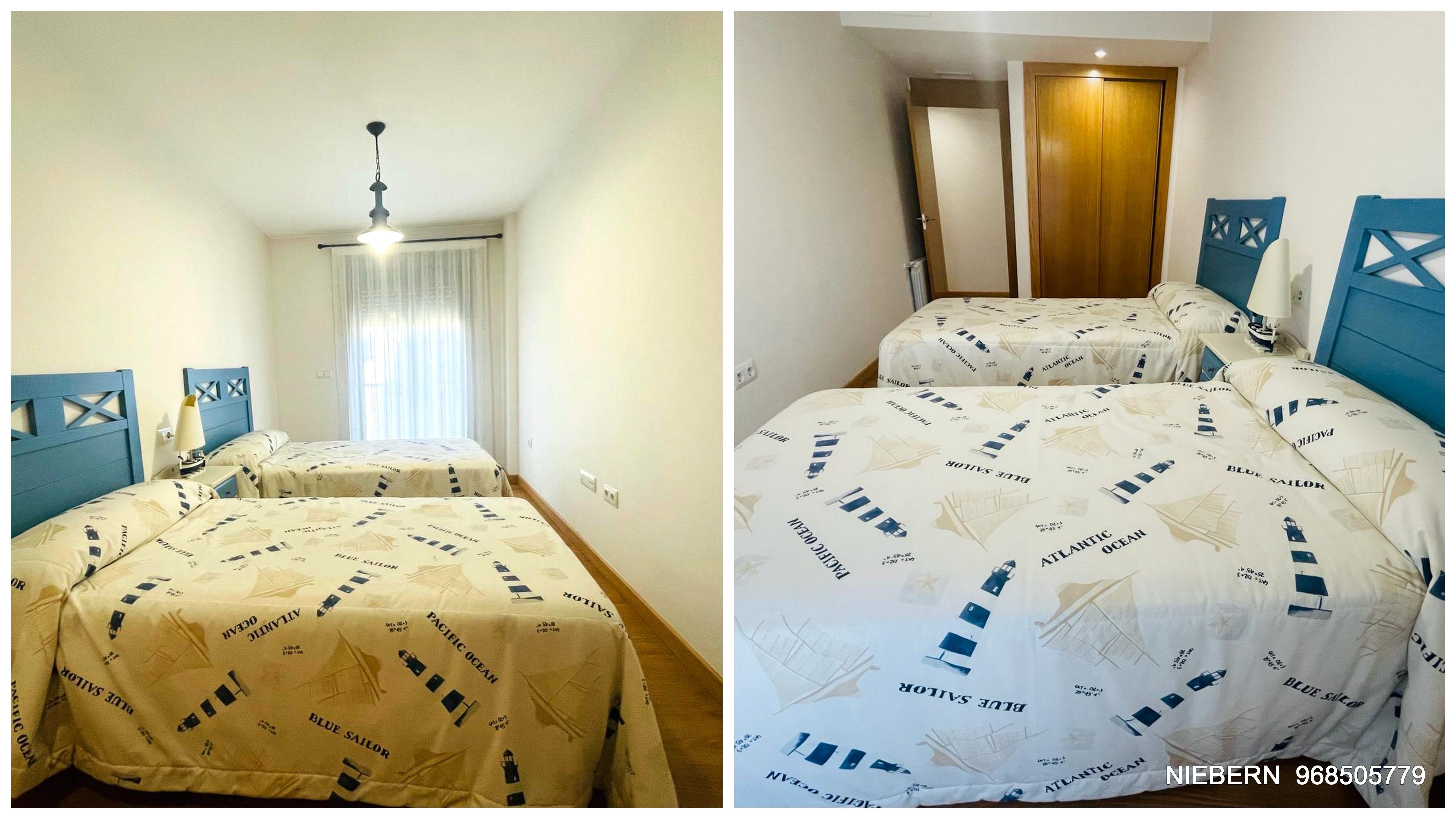 Bedroom of Flat for rent in Cartagena  with Air Conditioner, Heating and Parquet flooring