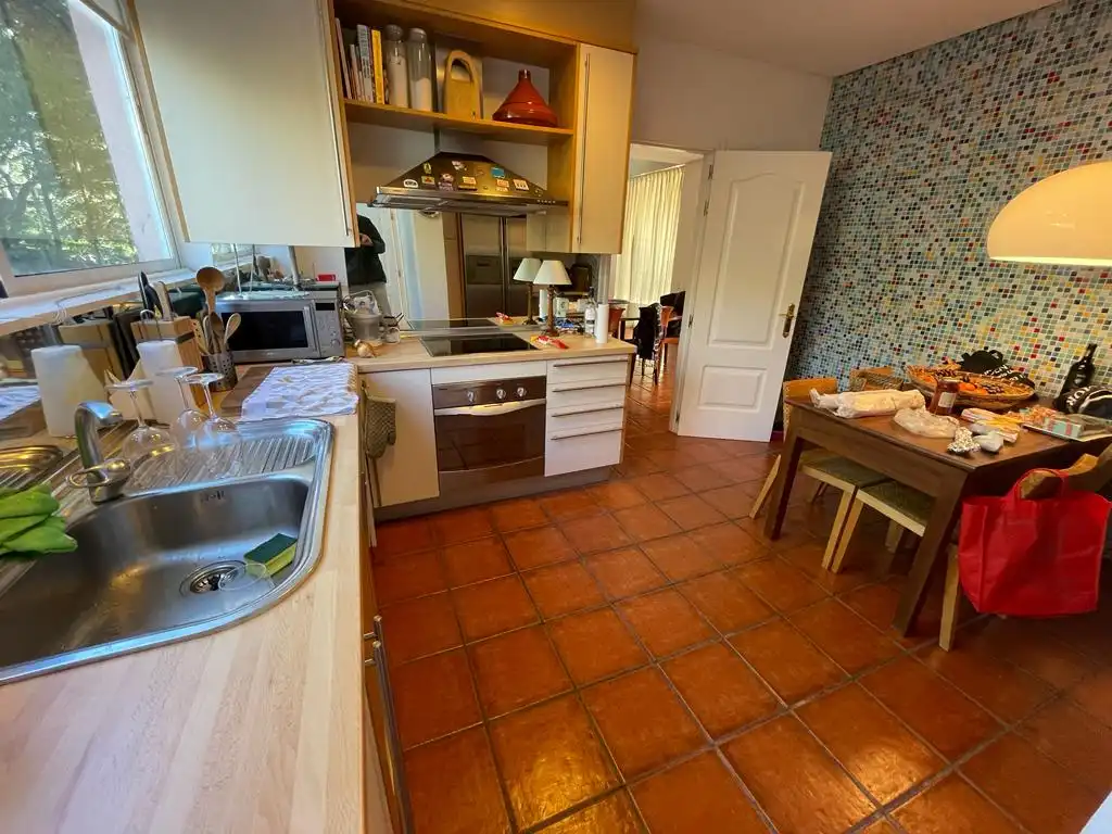 Cuina de Casa o xalet de lloguer en Torrelodones amb Calefacció, Jardí privat i Terrassa