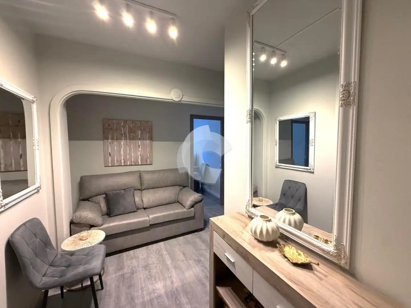 Wohnzimmer von Wohnung zur Miete in A Coruña Capital 