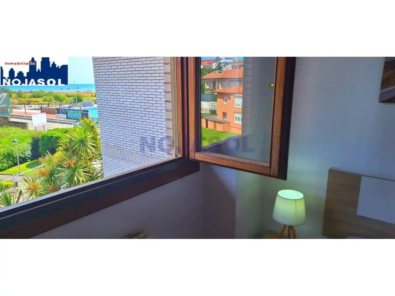 Schlafzimmer von Wohnung zur Miete in Noja mit Heizung, Terrasse und Möbliert