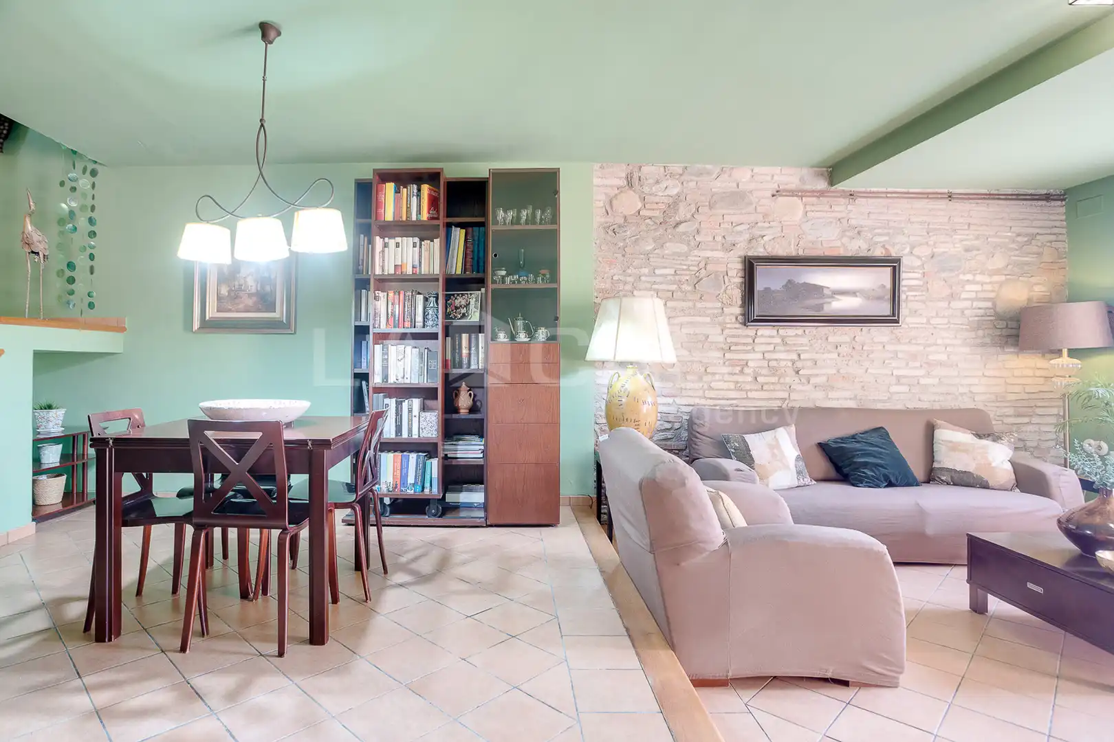 Sala d'estar de Casa adosada en venda en Sant Antoni de Vilamajor amb Calefacció, Terrassa i Traster
