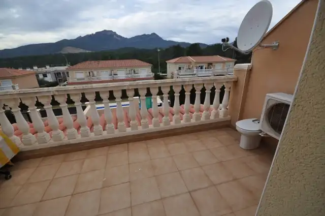 Terraza de Casa adosada en venta en Mont-roig del Camp con Aire acondicionado y Piscina comunitaria