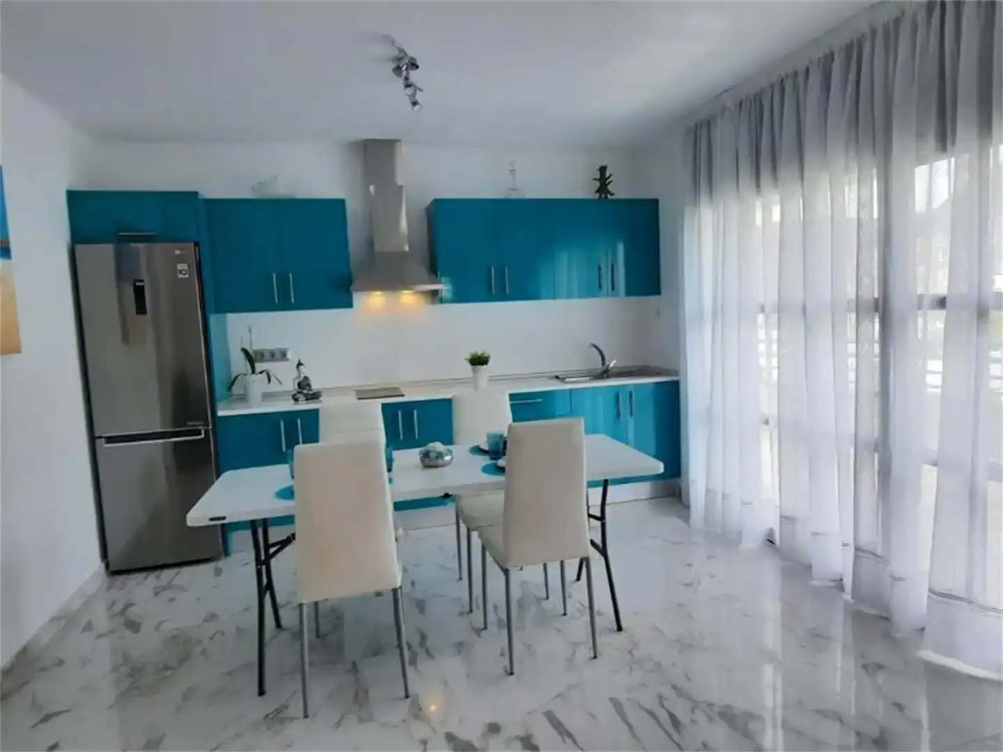 Cuina de Apartament en venda en Mogán amb Aire condicionat, Piscina i Balcó
