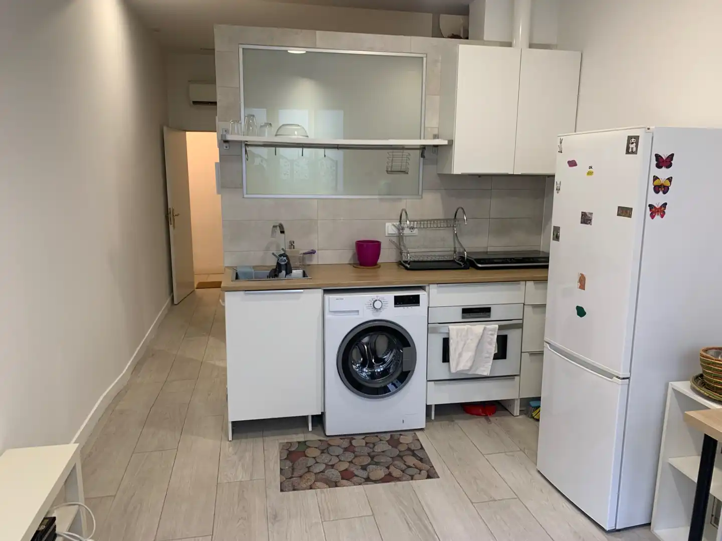 Kitchen of Study for rent in Madrid  with Air Conditioner, Heating and Furnished