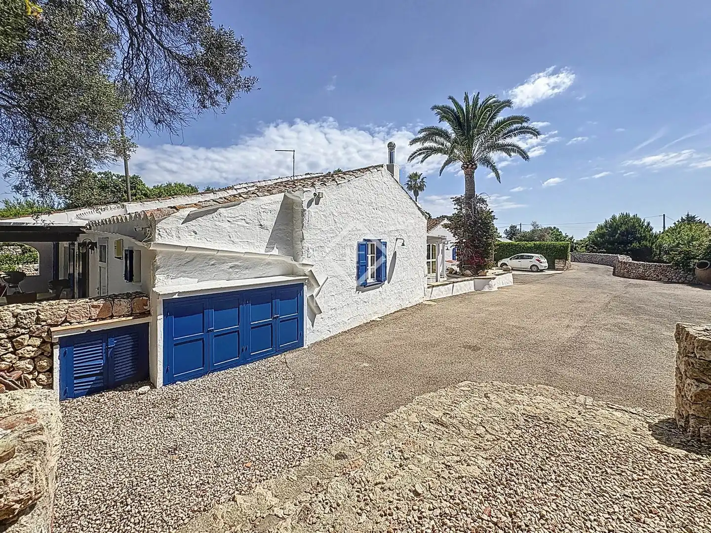 Vista exterior de Finca rústica en venta en Es Castell con Aire acondicionado, Calefacción y Jardín privado