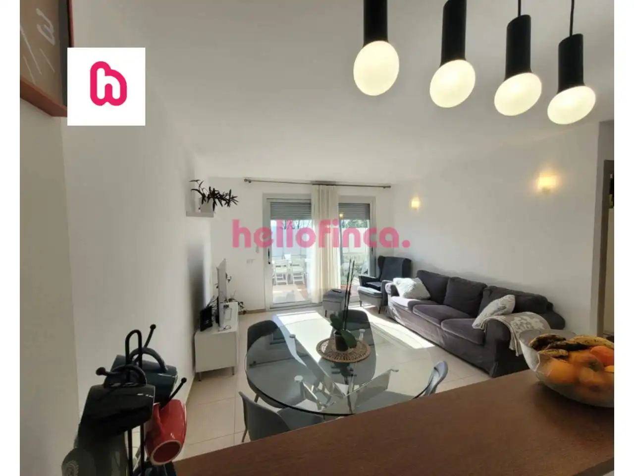 Sala de estar de Piso en venta en Les Masies de Voltregà con Calefacción, Jardín privado y Terraza