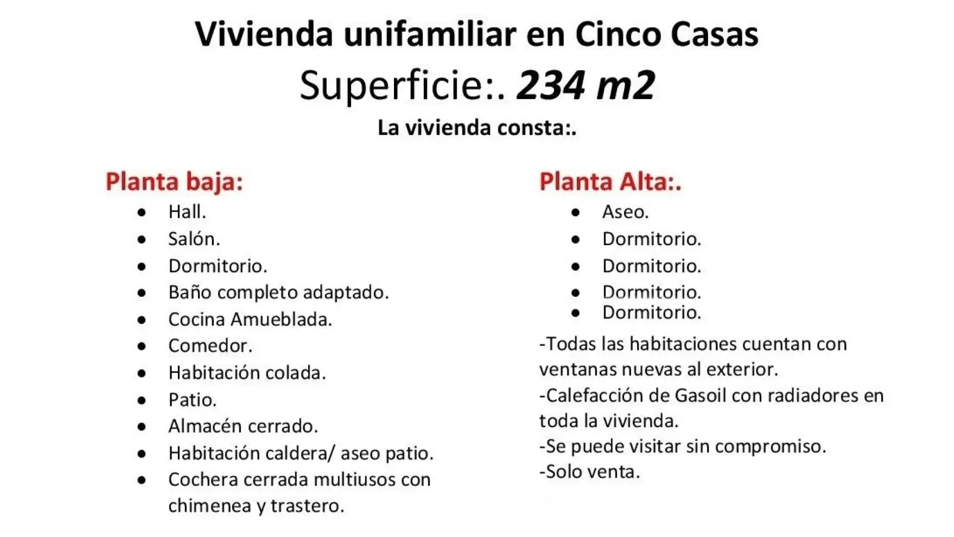 Houses for sale in Alcázar de San Juan  with Heating