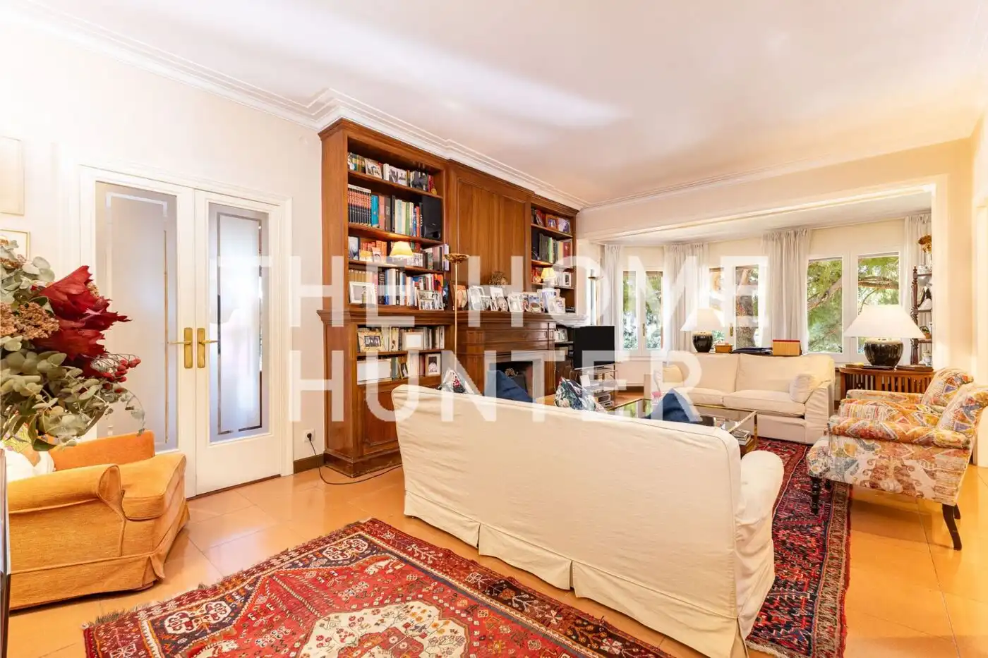 Sala de estar de Piso en venta en Barcelona con Calefacción, Jardín privado y Terraza