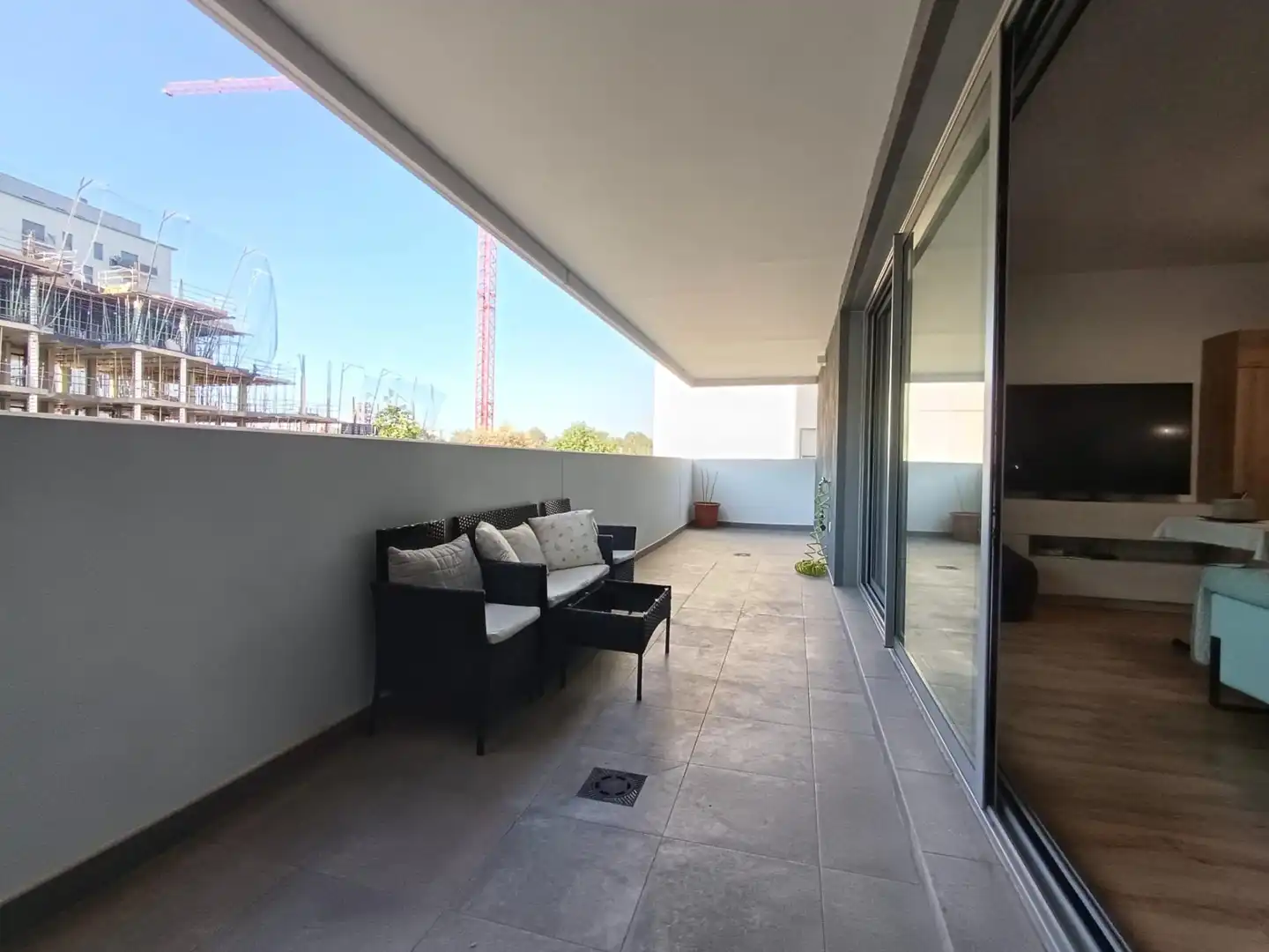 Terrasse von Wohnung zum Verkauf in Córdoba mit Klimaanlage, Heizung und Privatgarten