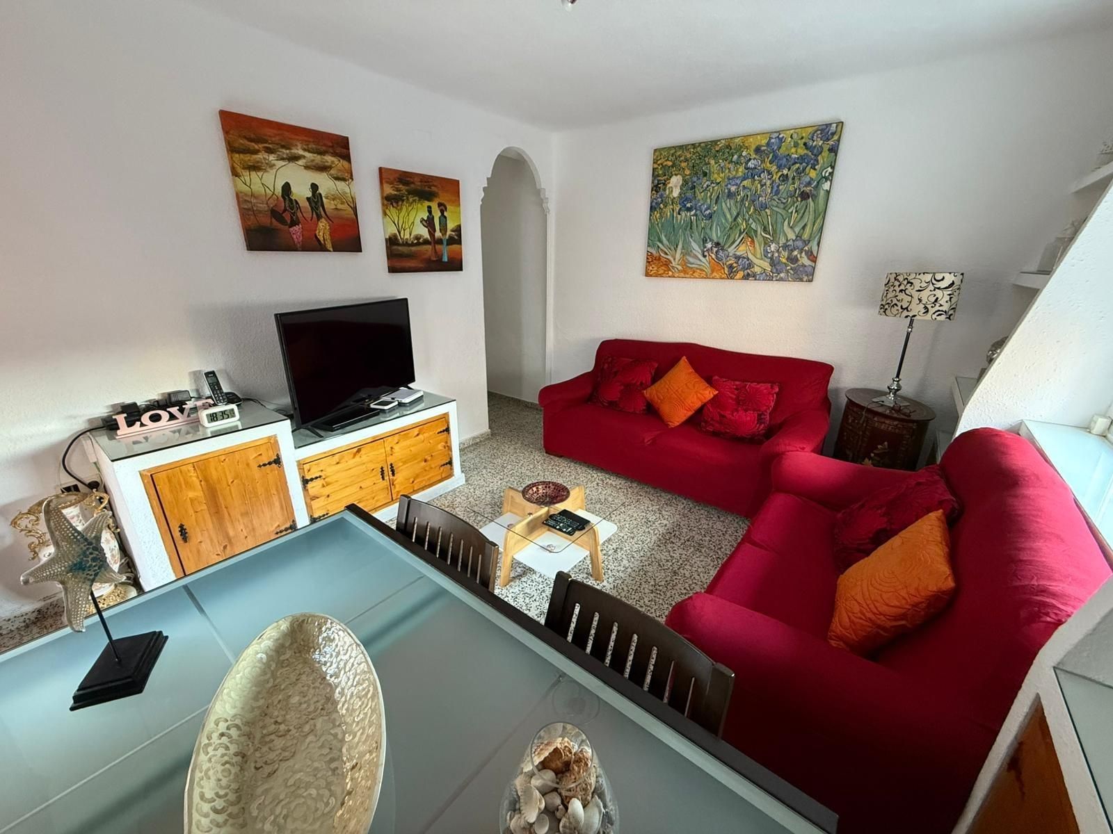 Living room of Flat for sale in Málaga Capital  with Terrace