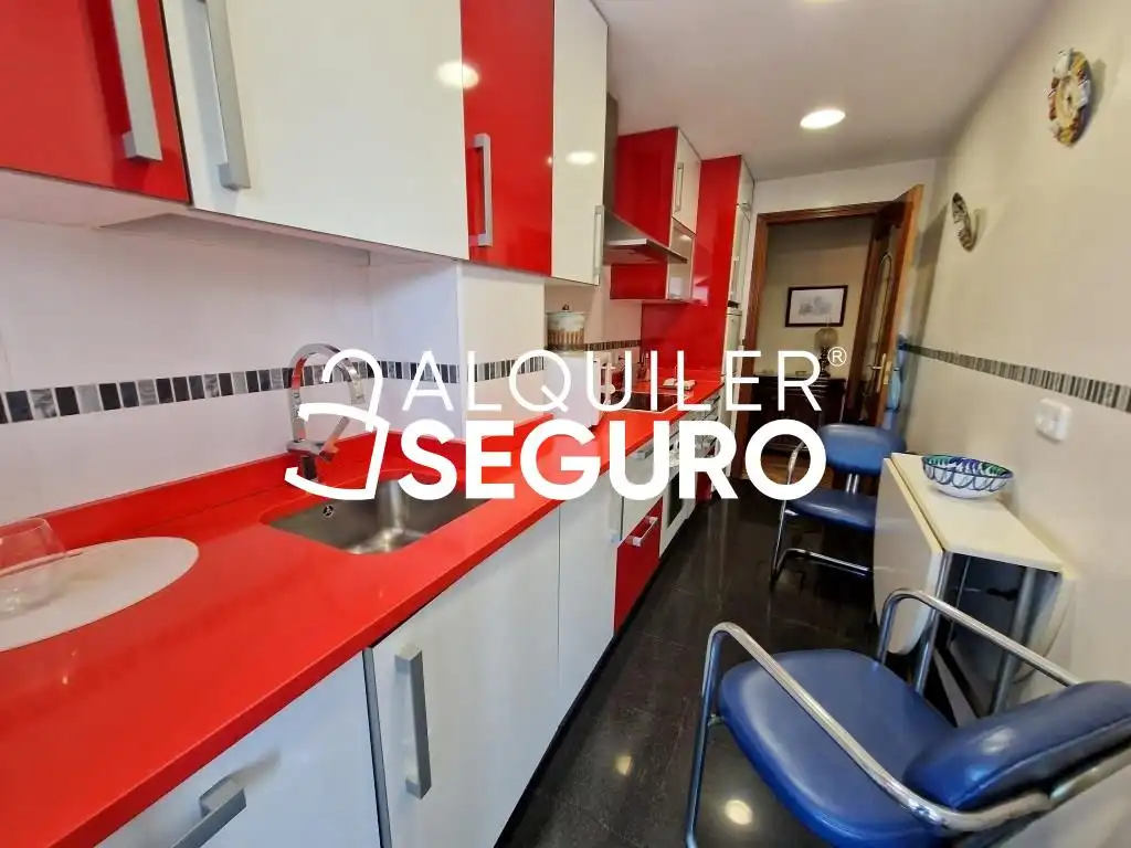 Cocina de Piso de alquiler en Fuenlabrada con Aire acondicionado, Calefacción y Terraza