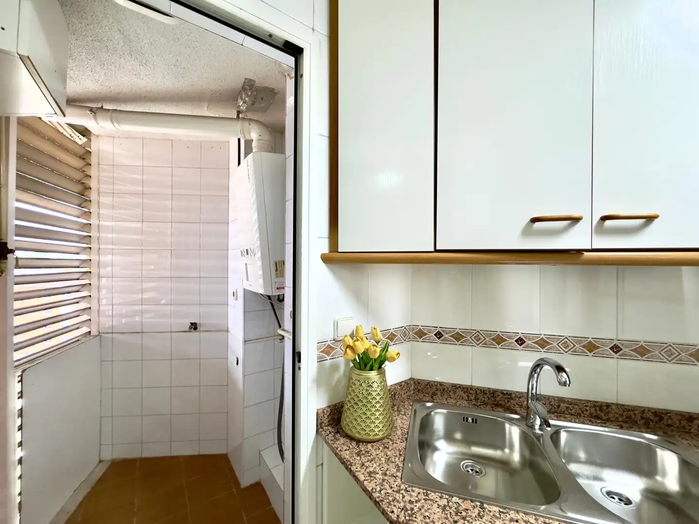 Badezimmer von Maisonette zum Verkauf in Rubí mit Klimaanlage, Heizung und Parkett