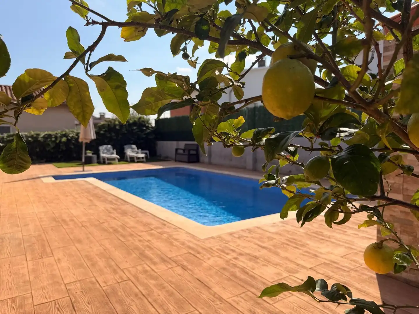 Piscina de Casa o chalet en venta en Can Font - Ca n'Avellaneda