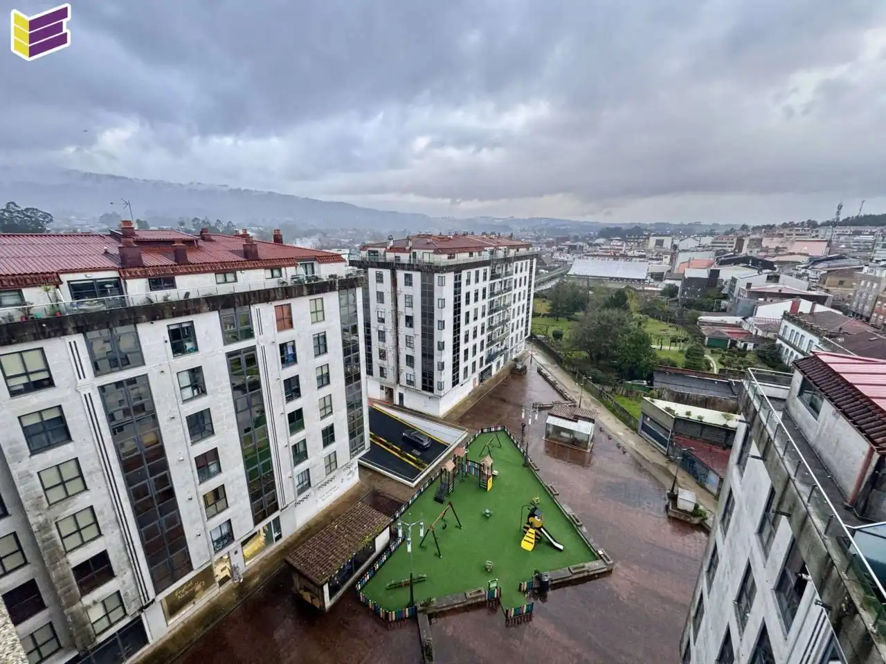 Vista exterior de Ático en venta en O Porriño   con Calefacción, Terraza y Trastero
