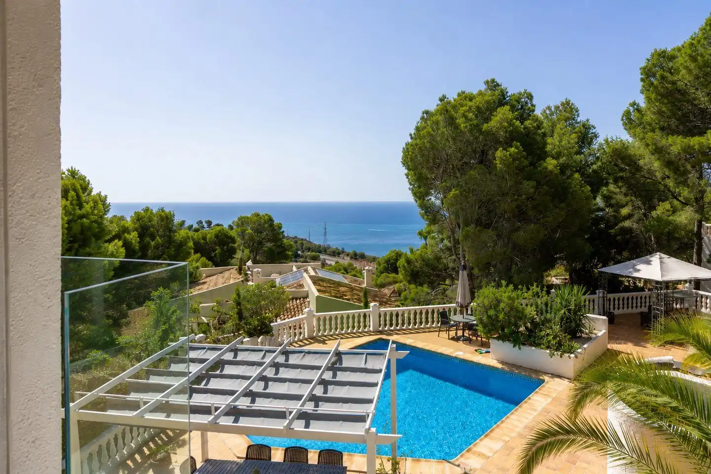 Piscina de Casa o xalet de lloguer en Altea amb Aire condicionat, Calefacció i Jardí privat