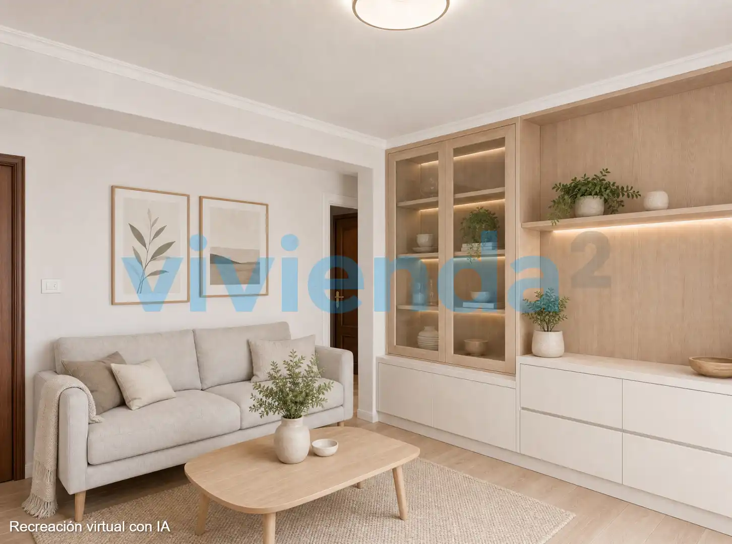Sala d'estar de Pis en venda en Madrid amb Aire condicionat