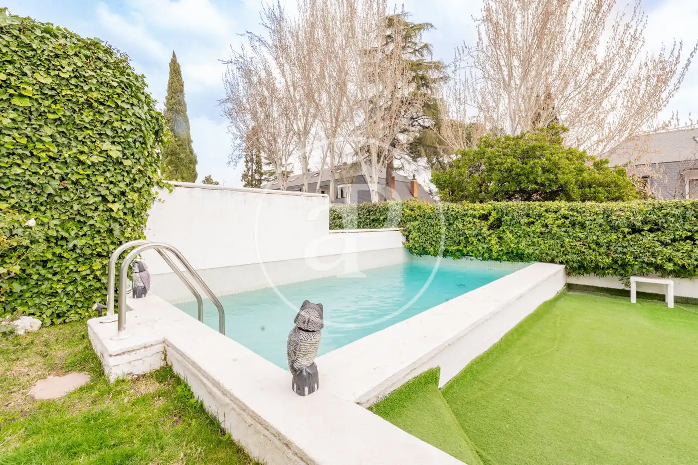 Swimming pool of Detached homes for sale in Madrid  with Air Conditioner, Heating and Private garden