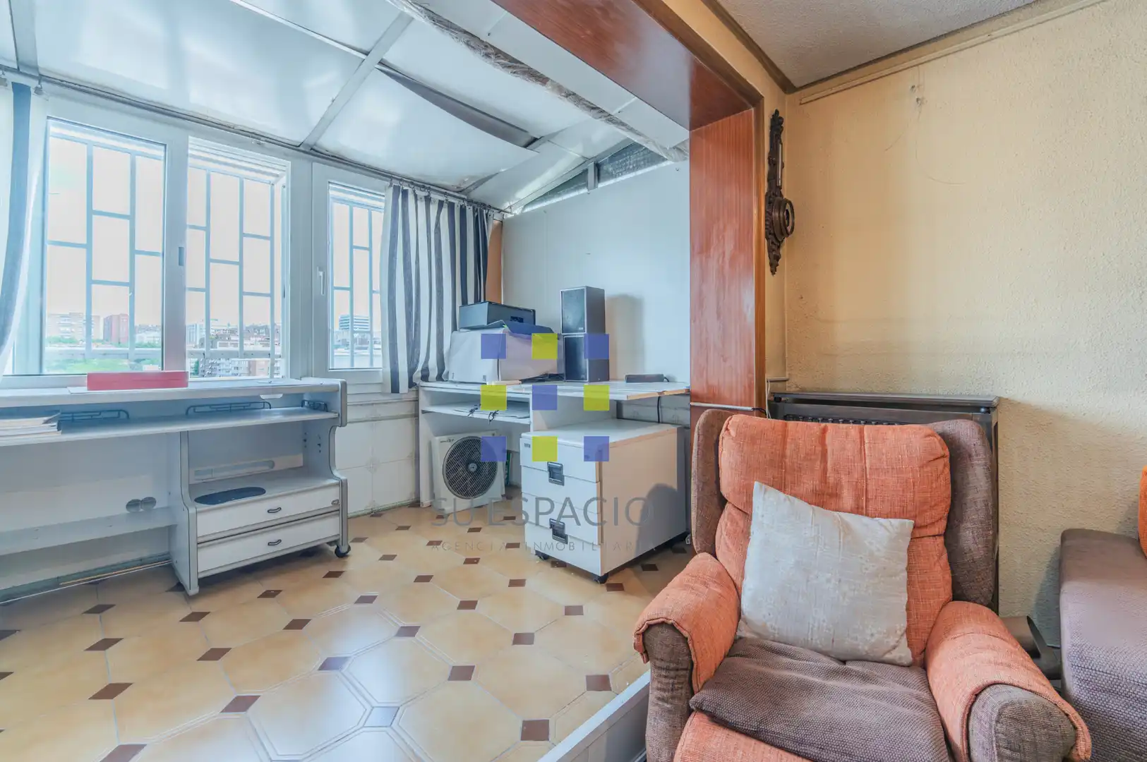 Küche von Dachboden zum Verkauf in Madrid mit Klimaanlage, Heizung und Parkett
