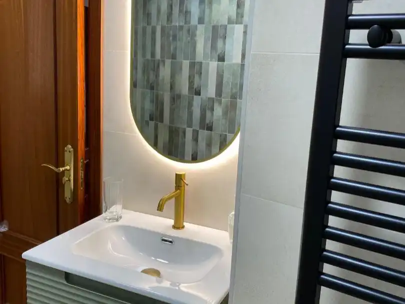 Bathroom of Apartments for rent in Suances  with Heating, Private garden and Terrace