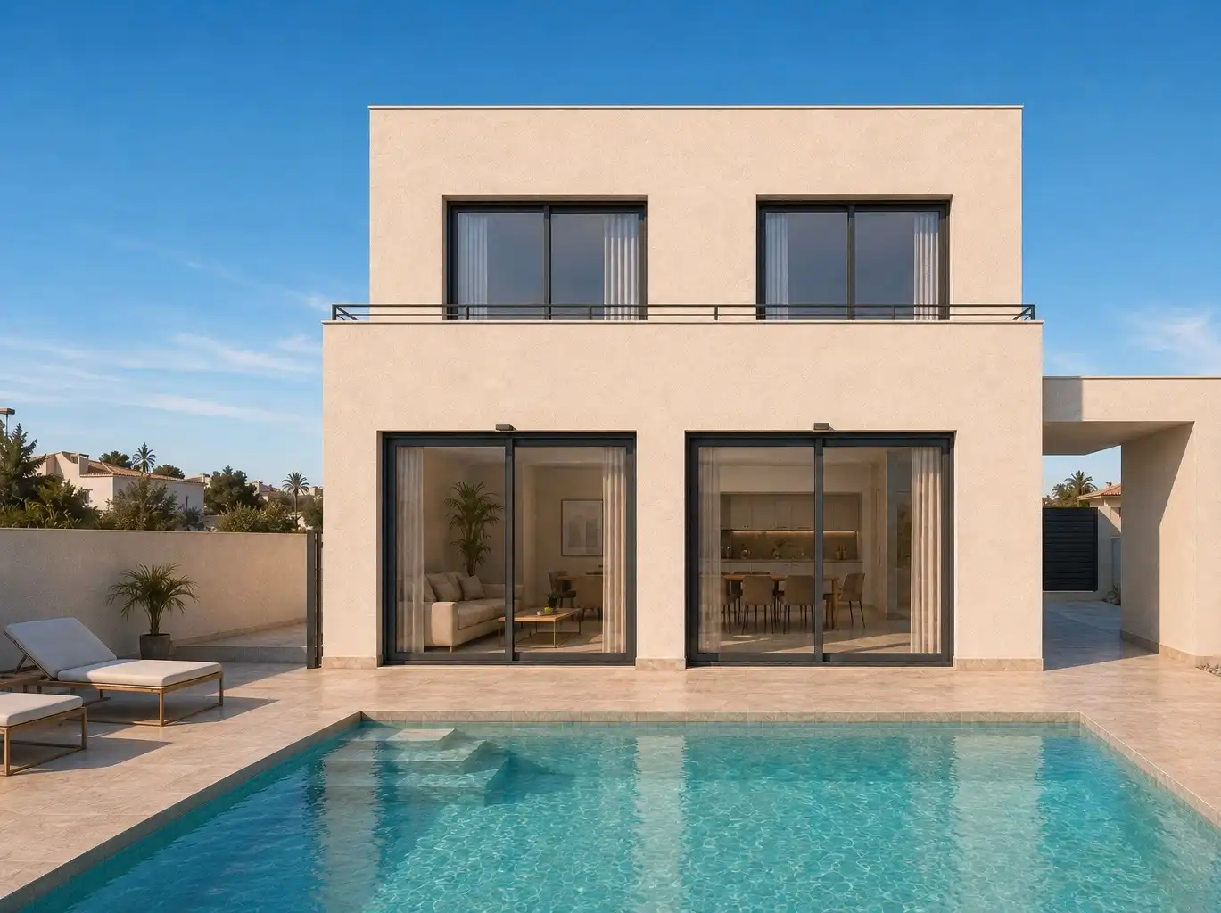 Chalet de obra nueva con piscina en venta en El Mojón, imagen 2