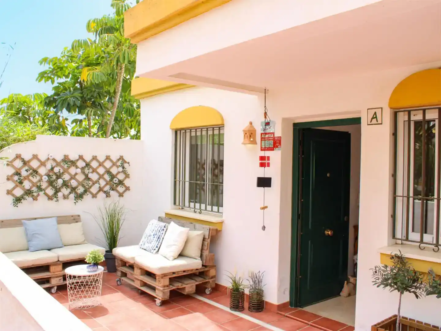 Terrassa de Apartament en venda en Mijas amb Aire condicionat i Piscina