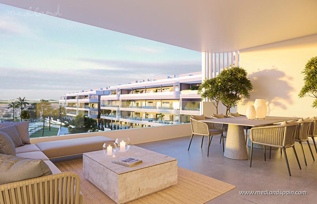 Terraza de Apartamento en venta en Torrevieja con Terraza, Trastero y Piscina comunitaria