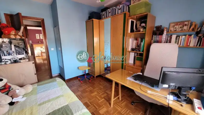 Bedroom of Flat for sale in Segovia  with Heating, Parquet flooring and Terrace