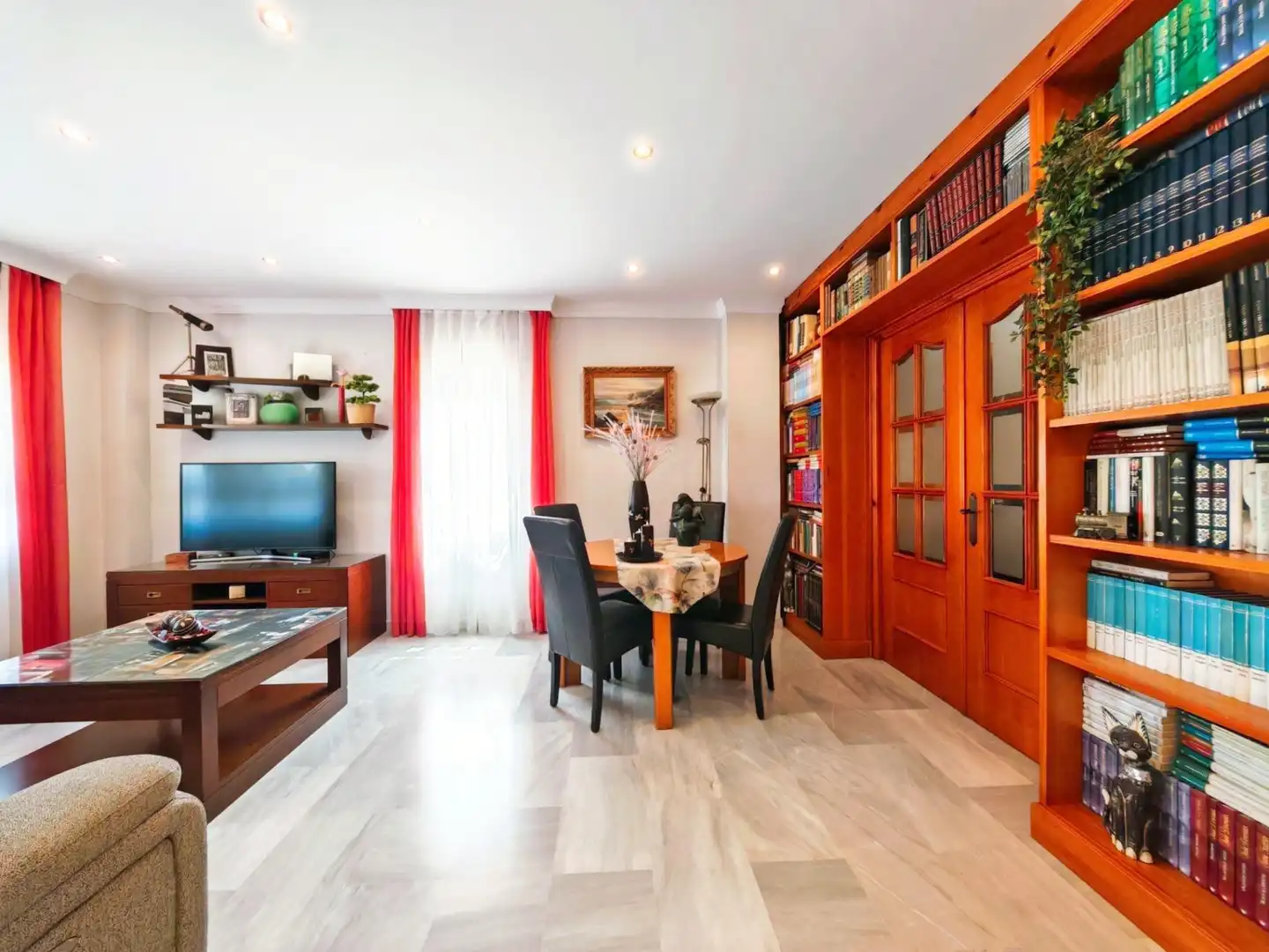 Sala de estar de Casa adosada en venta en San Fernando con Aire acondicionado, Calefacción y Jardín privado