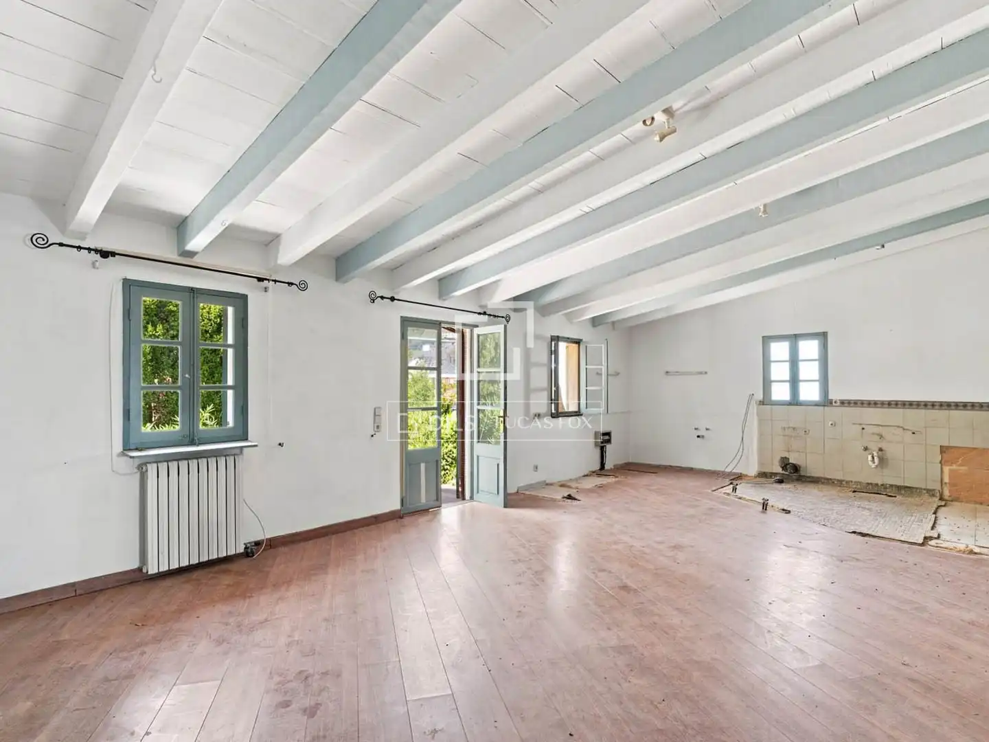 Sala de estar de Finca rústica en venta en Banyalbufar con Jardín privado y Piscina